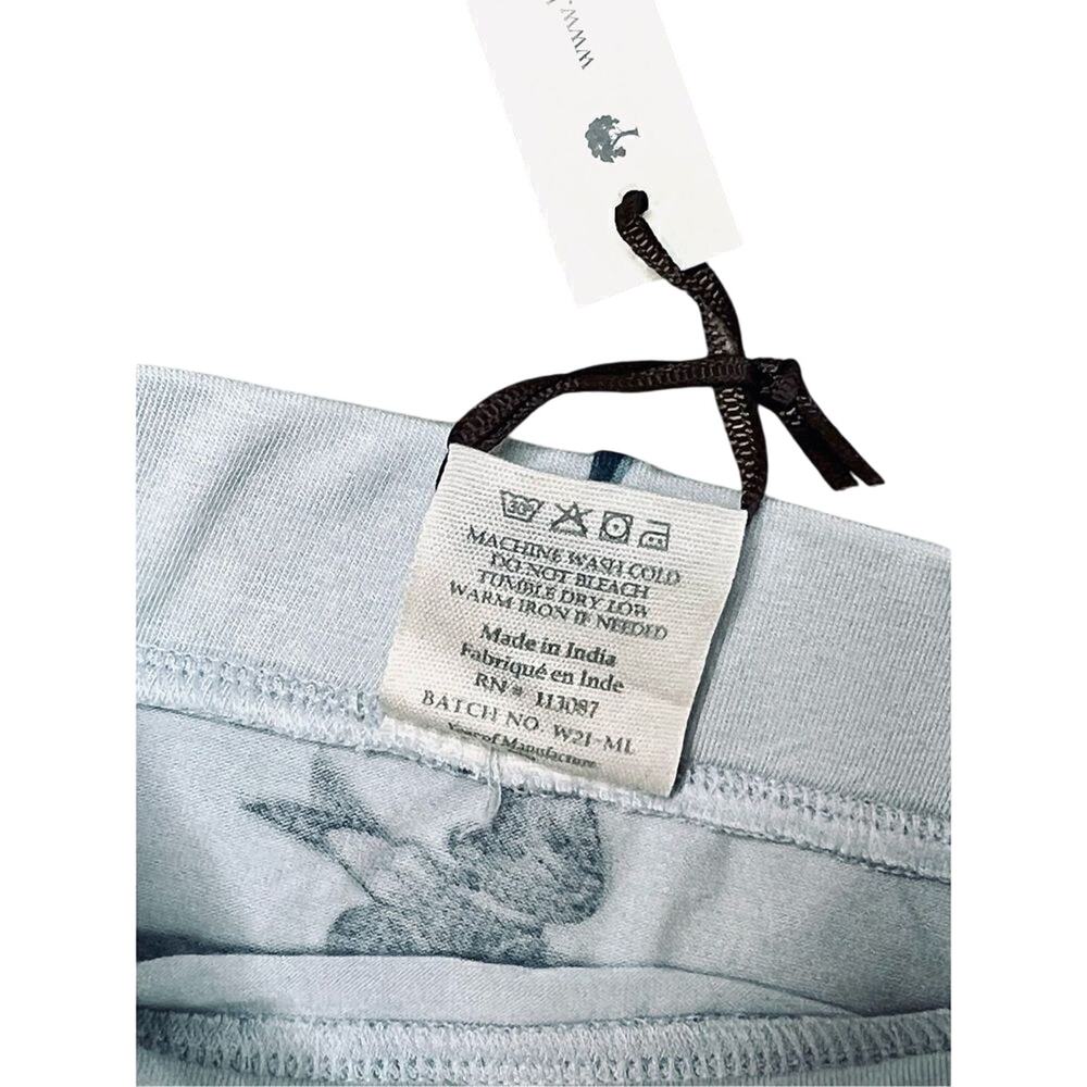The Woods Kate Quinn Swallows Birds Blue Shibori Shorts 6-12 months Babycore - Picture 4 of 5